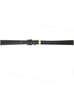 Watch Strap CONDOR CONDOR Croco Grain 082R.01.10.Y Black Juoda 10 mm