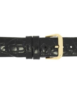 Watch Strap CONDOR Croco Grain Watch Strap 244R.01.20.Y Skóra czarny Skórzany Czarny 20 mm image 2