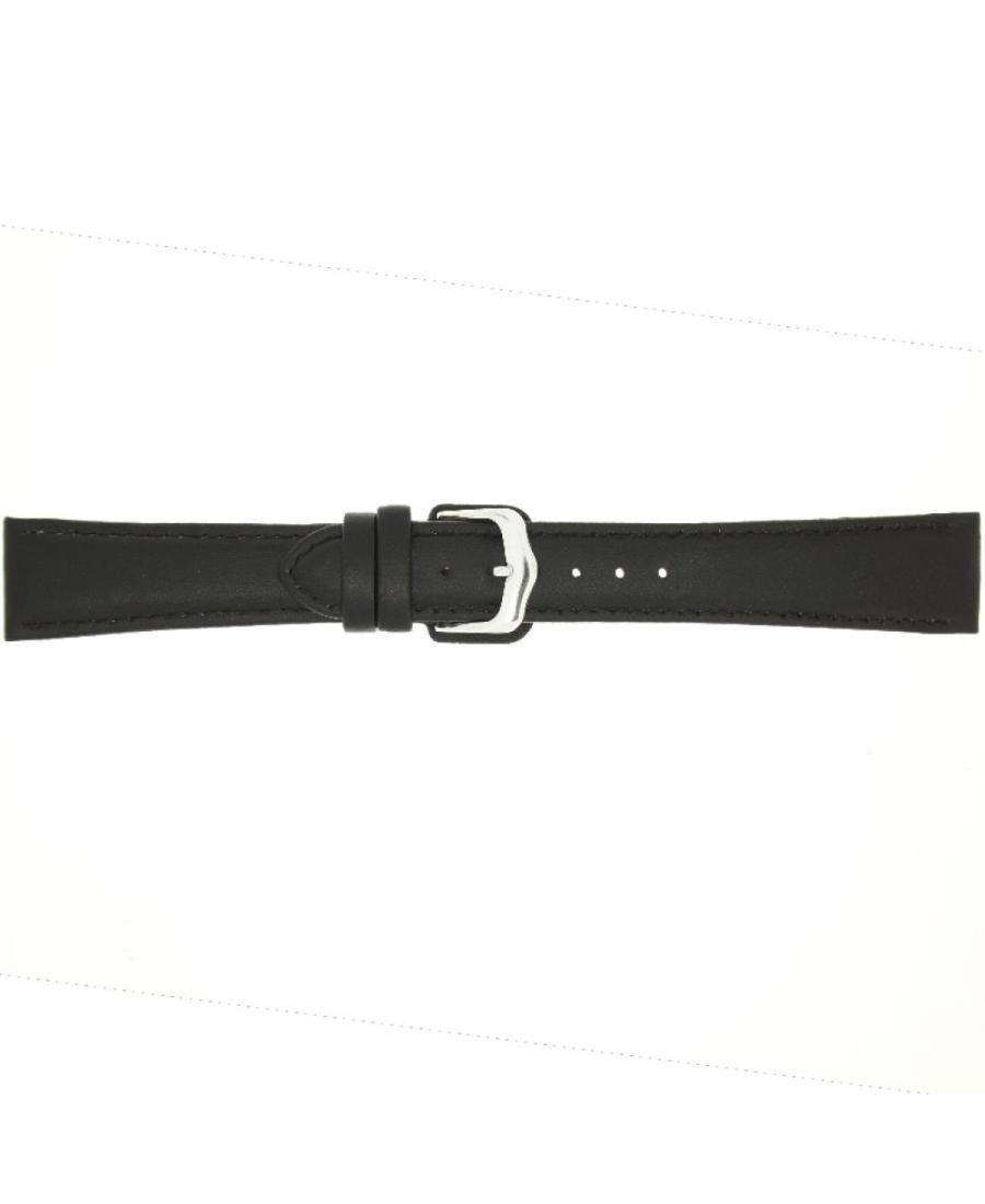 Watch Strap CONDOR Semi Padded Calf with bukle flap 270R.01.20.W Black Schwarz 20 mm
