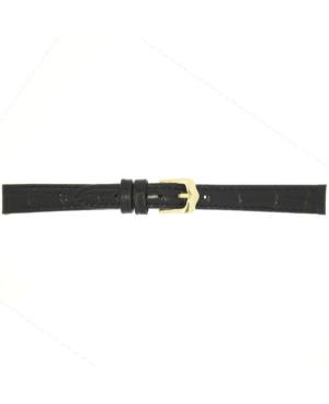 Watch Strap CONDOR Croco Grain 087R.01.12.Y Black 12 mm