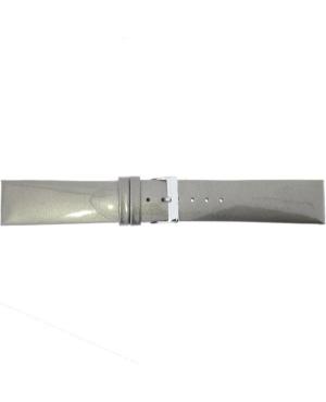 Watch Strap CONDOR Patent Leather 669R.07A.22.W Gray 22 mm