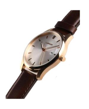 Vyriškas Klasikinis Swiss Kvarcinis Rodyklinis Watch WENGER 01.1441.107 Sidabras Dial 43mm image 4