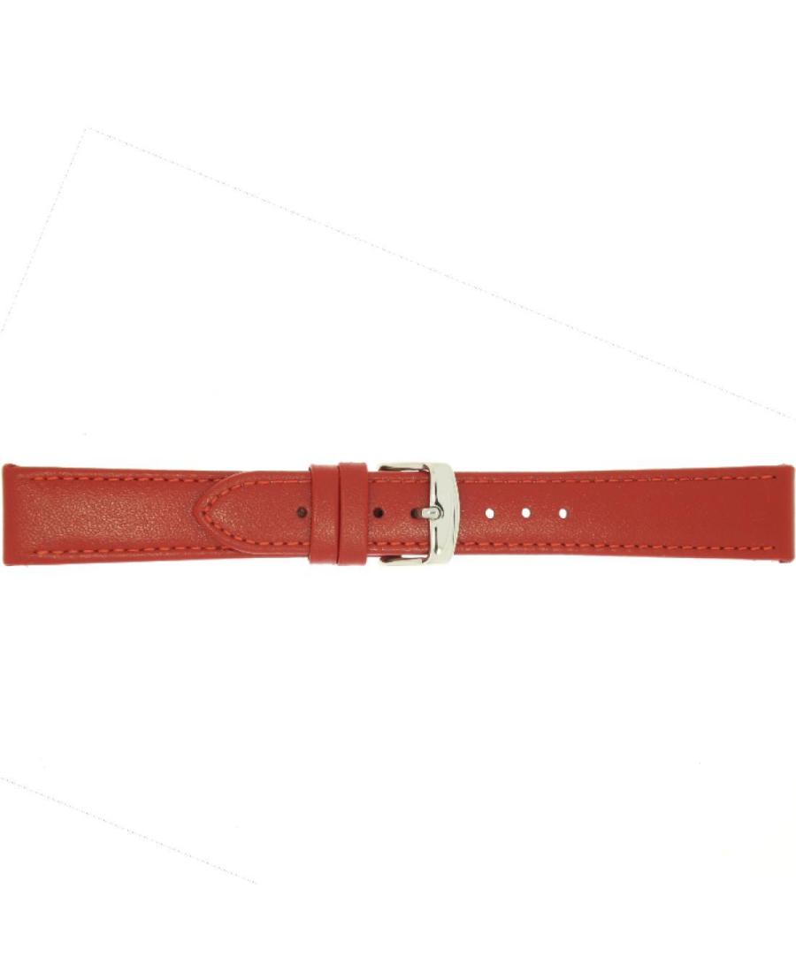 Watch Strap CONDOR Calf 283R.06.18.W Red Červená 18 mm