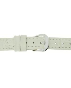Ремешок для часов CONDOR Alligator Grain 305R.09.12.W Кожа Белый 12 мм изображение 2