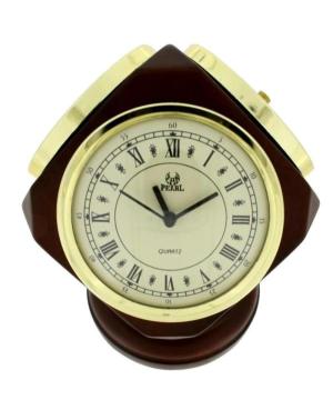 PEARL PW980 Table clock Quartz Brown Wood Hnědá