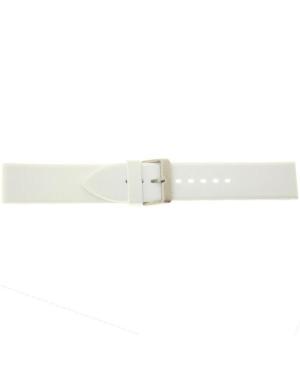 Watch Strap CONDOR PU.107.09.22.W White 22 mm