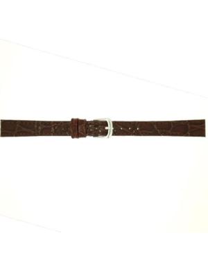 Watch Strap CONDOR CONDOR Croco Grain 082R.02.12.W Brown Ruda 12 mm