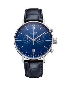 Vyriškas Klasikinis Kvarcinis Rodyklinis Watch Chronograph ELYSEE ELS-13295 Mėlyna Dial 42mm