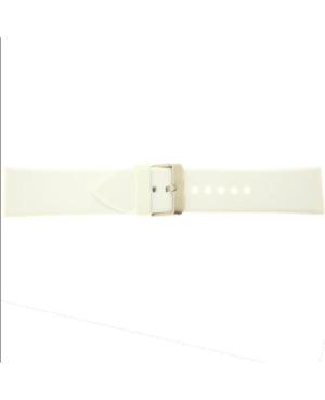 Watch Strap CONDOR PU.108.09.26.W White 26 mm