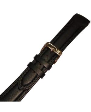 Vostok Europe ROCKET N-1 Watch Strap VE-ROC-N1.01.22.RG Leather Black Skórzany Czarny 22 mm