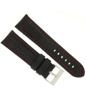 Watch Strap Diloy 374.24.1.6 Black Černá 24 mm