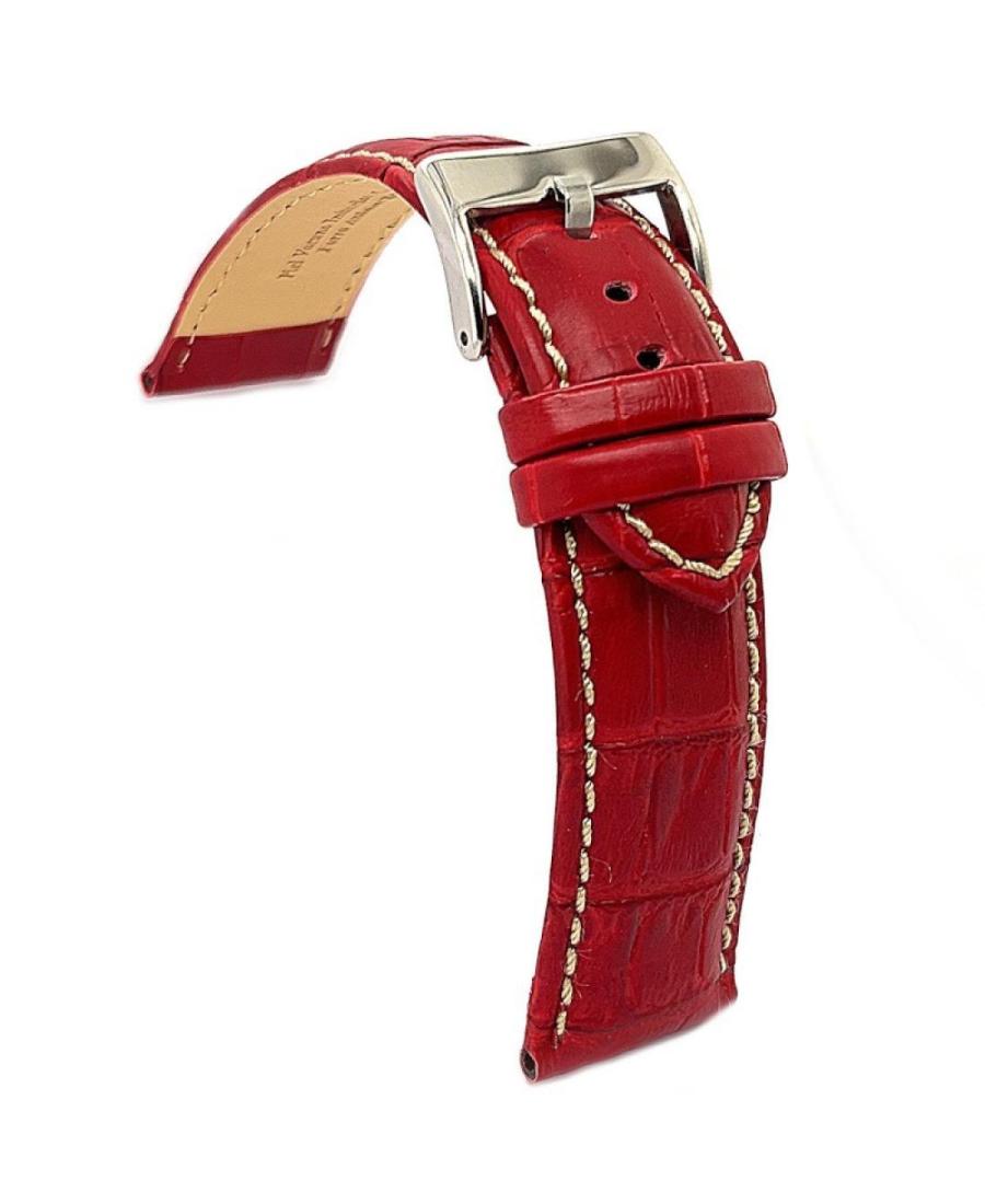 Watch Strap Diloy 378EA.26.4 Cherry Vyšninė 26 mm