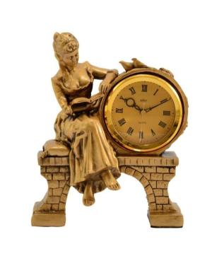 ADLER 80005G Настольные кварцевые часы Полистоун (Polystone) - искусственный камень