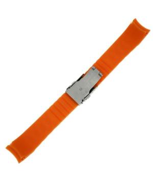 Watch Strap Diloy SBR23.20.12 Orange Silicone Oranžová 20 mm image 2