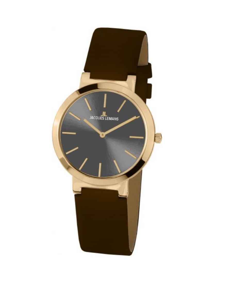 Moteriškas Klasikinis Modernus (fashion) Kvarcinis Rodyklinis Watch JACQUES LEMANS 1-1997I Rudas Dial 36mm