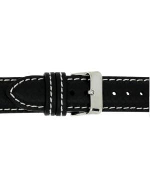 Watch Strap OSIN PA41.01-09.20.W Skóra czarny Skórzany Czarny 20 mm image 4