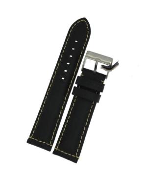 Watch Strap Diloy P354.01.22 Black Schwarz 22 mm image 2