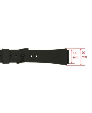 Watch Strap Diloy CR00K400.20.1 20 mm Black 16 mm image 4