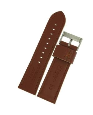 Watch Strap Diloy 415.08.24 Brown Braun 24 mm