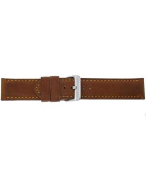 Watch Strap CONDOR Waterproof Calf 329R.03.24.W Brown Ruda 24 mm