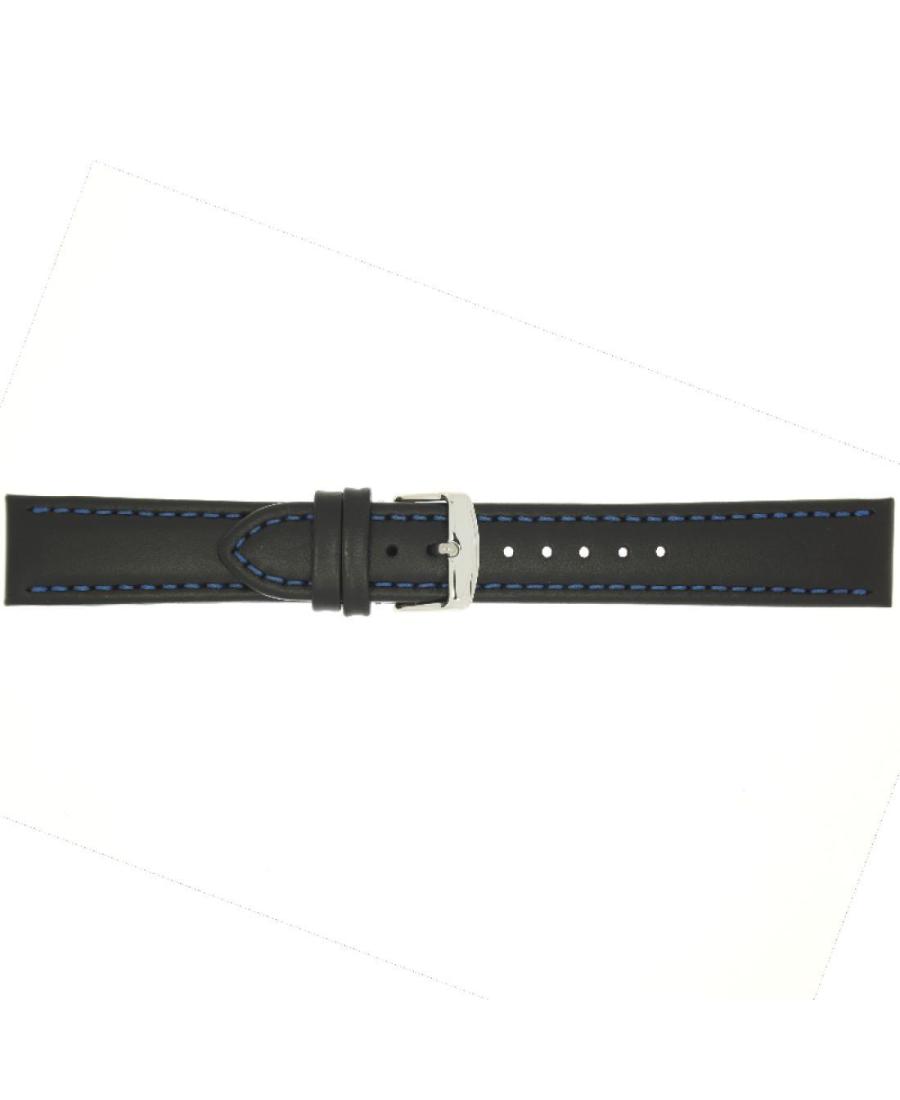Watch Strap CONDOR 338R.05.20.W Black Juoda 20 mm