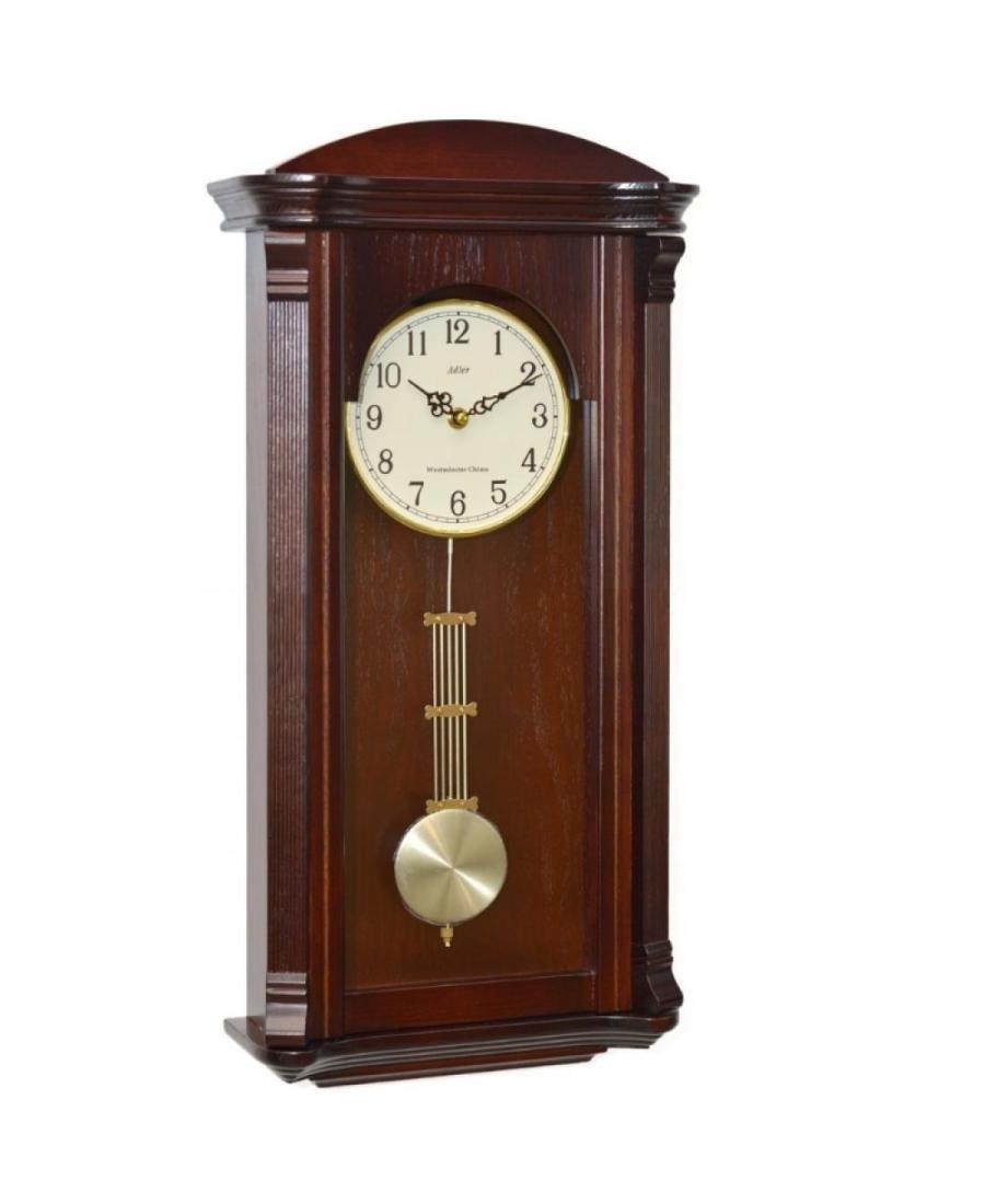 ADLER 20008W ОРЕХ Настенные кварцевые часы Wood Орех