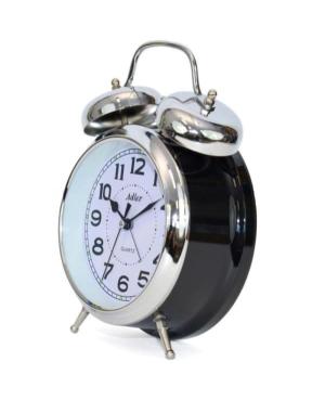 ADLER 40133S-B alarm clock Aluminum frame Aluminiowa rama Tworzywo Sztuczne Metal Czarny image 1