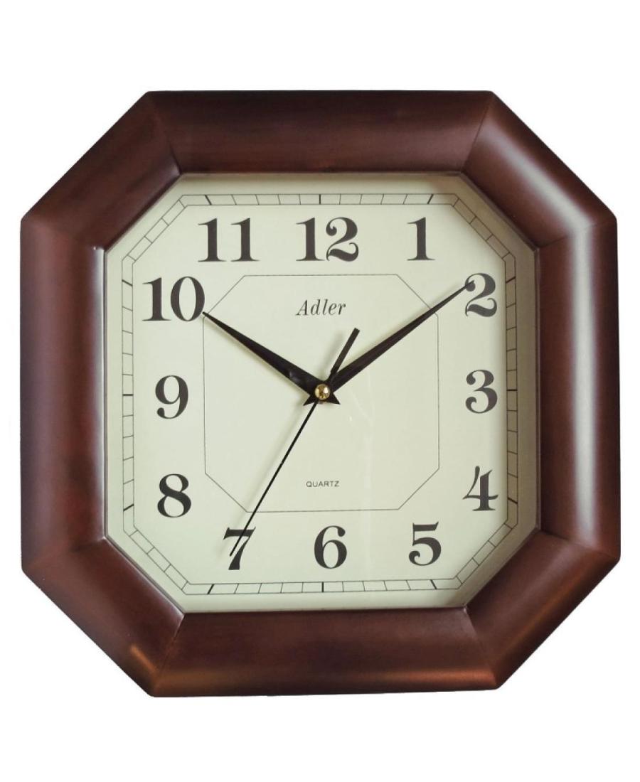 ADLER 21003W ОРЕХ Настенные кварцевые часы Wood