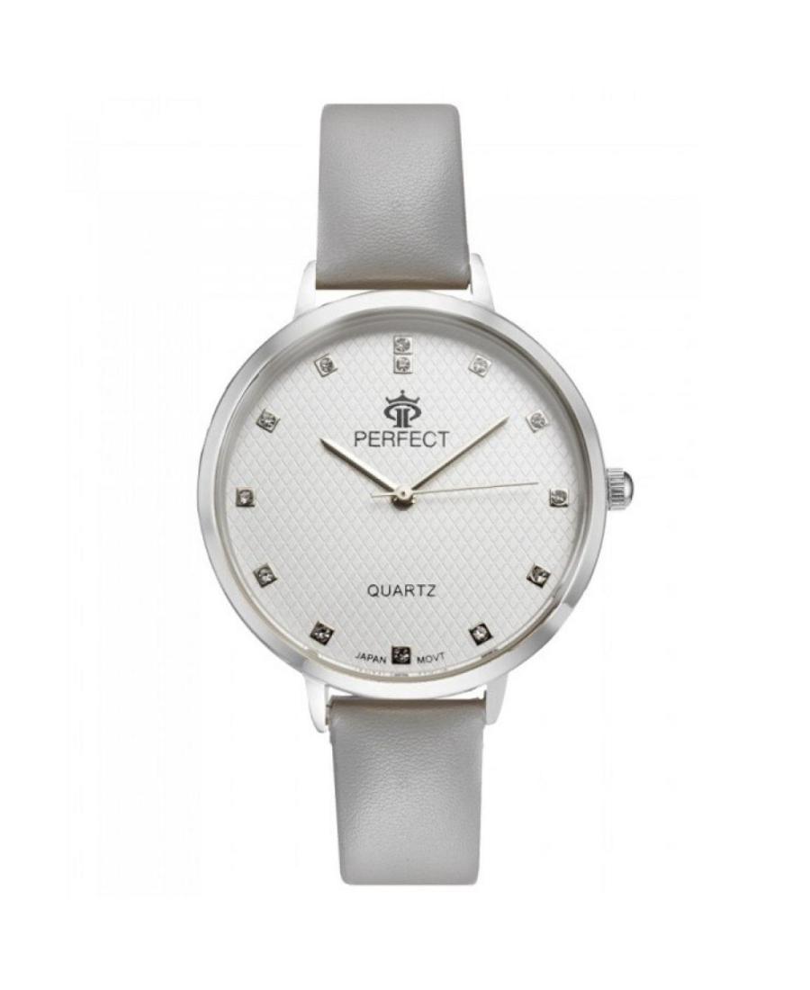 Women Klassisch Quartz Analog Watch PERFECT B7249-S002 Silver Dial 36mm