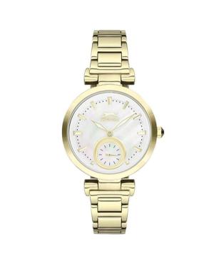 Women Fashion Klassisch Quartz Analog Watch SLAZENGER SL.9.6114.4.01 Silver Dial