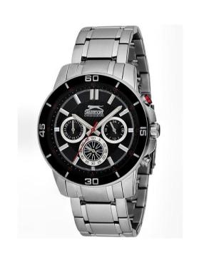 Men Fashion Klassisch Quartz Analog Watch SLAZENGER SL.9.6100.2.01 Schwarz Dial 44mm image 1
