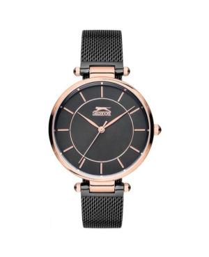 Women Klasické Fashion Quartz Analog Watch SLAZENGER SL.9.6109.3.03 Černá Dial 34mm