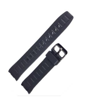 Watch Strap CASIO 10078211 Black 22 mm Juoda 19 mm