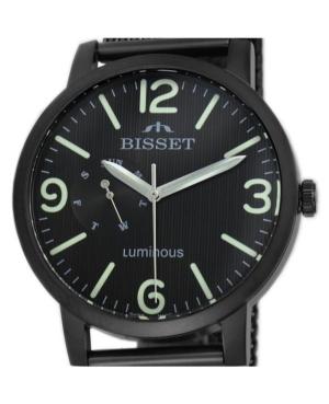 Men Klasické Swiss Quartz Analog Watch BISSET BSDE72BMBX03AX Černá Dial 42mm image 2