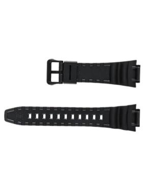 Watch Strap CASIO 10431875 Plastic / Rubber czarny Tworzywo sztuczne/guma 27 mm Czarny 18 mm image 4