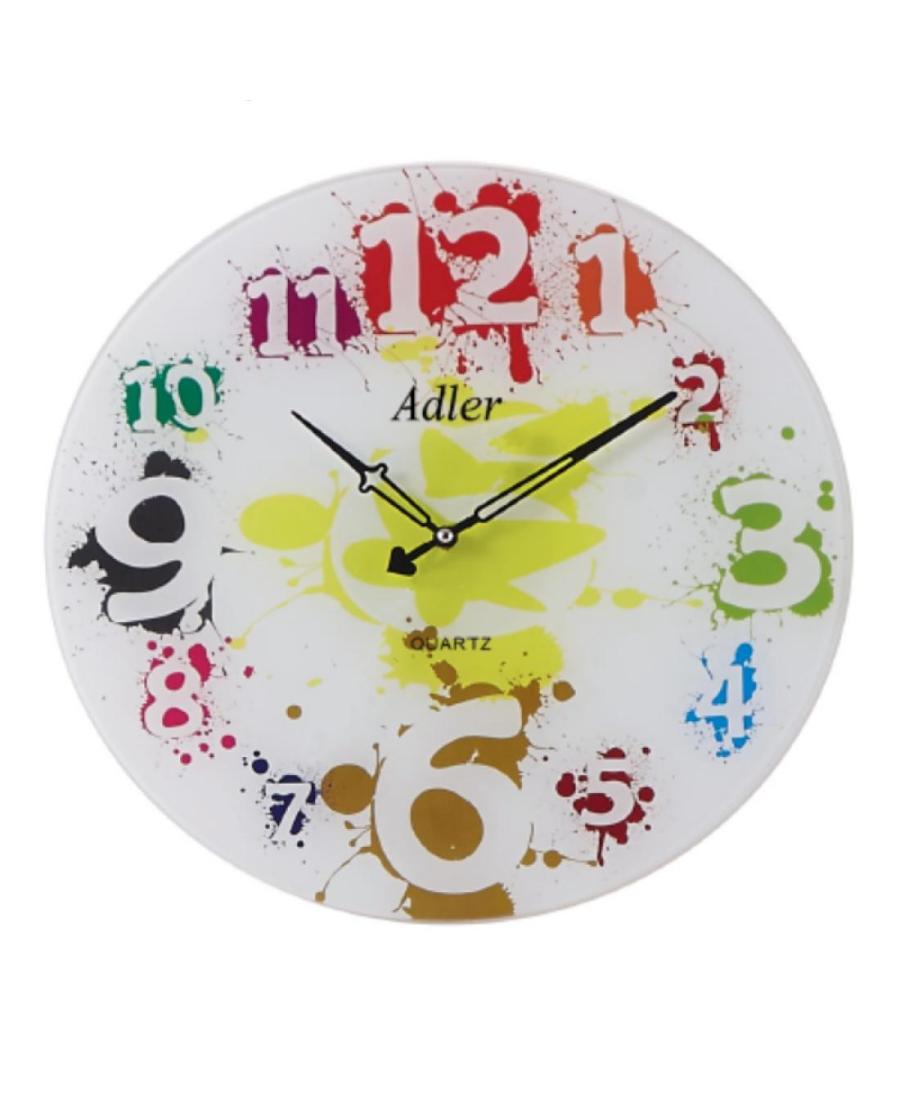 ADLER 21181-2 Настенные кварцевые часы Стекло Серий скло Епізоди