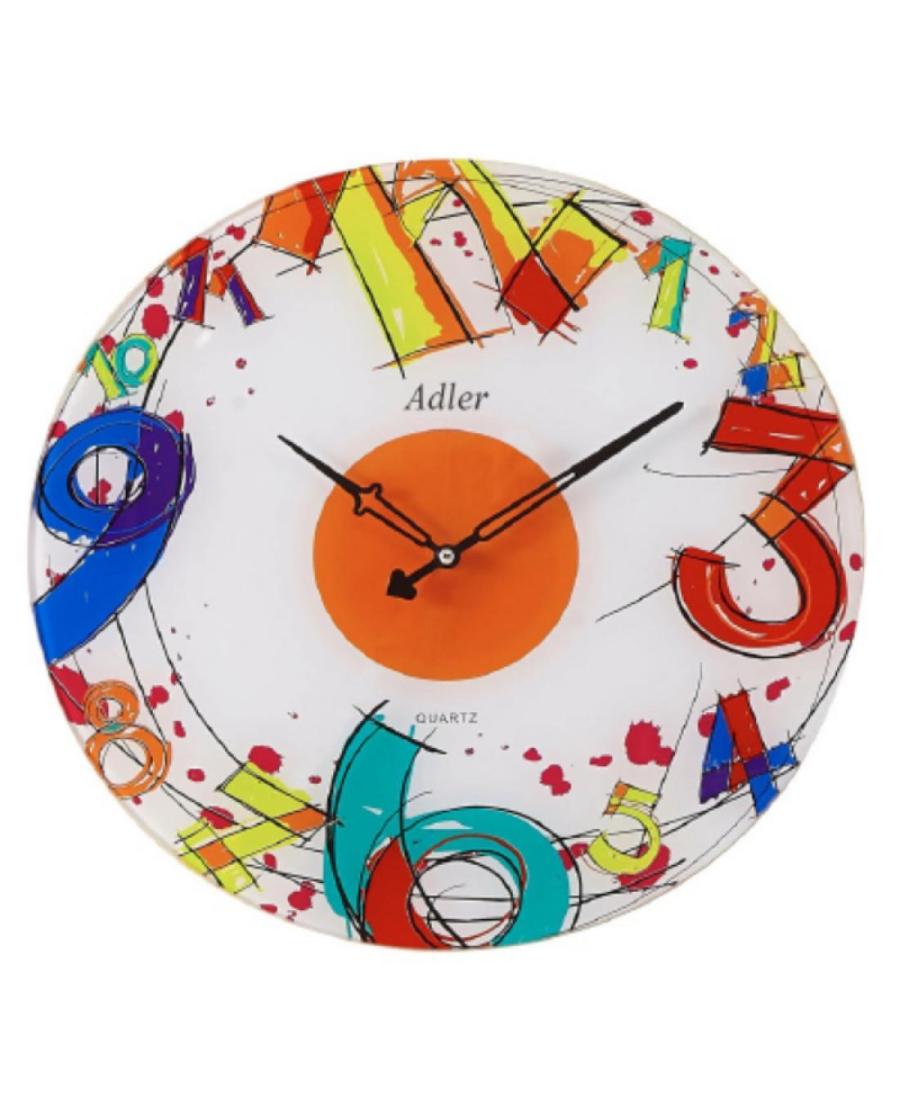 ADLER 21180-5 Quartz Wall Clock Glass Various colors Szkło Różne kolory