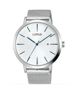Men Classic Japan Quartz Analog Watch LORUS RH985JX-9 Silver Dial 43mm