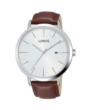 Men Classic Japan Quartz Analog Watch LORUS RH987JX-9 Silver Dial 43mm