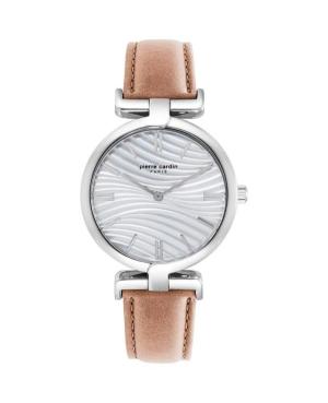 Женские Классические Кварцевые Аналоговый Часы PIERRE CARDIN A.PC902702F01 Серебряного цвета Циферблат 32mm
