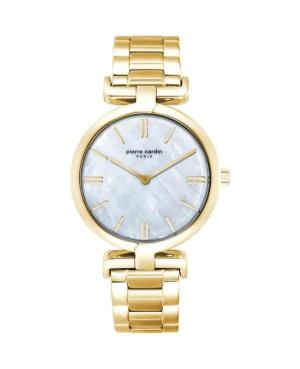 Women Klassisch Quartz Analog Watch PIERRE CARDIN A.PC902702F104 Mother of Pearl Dial 34mm