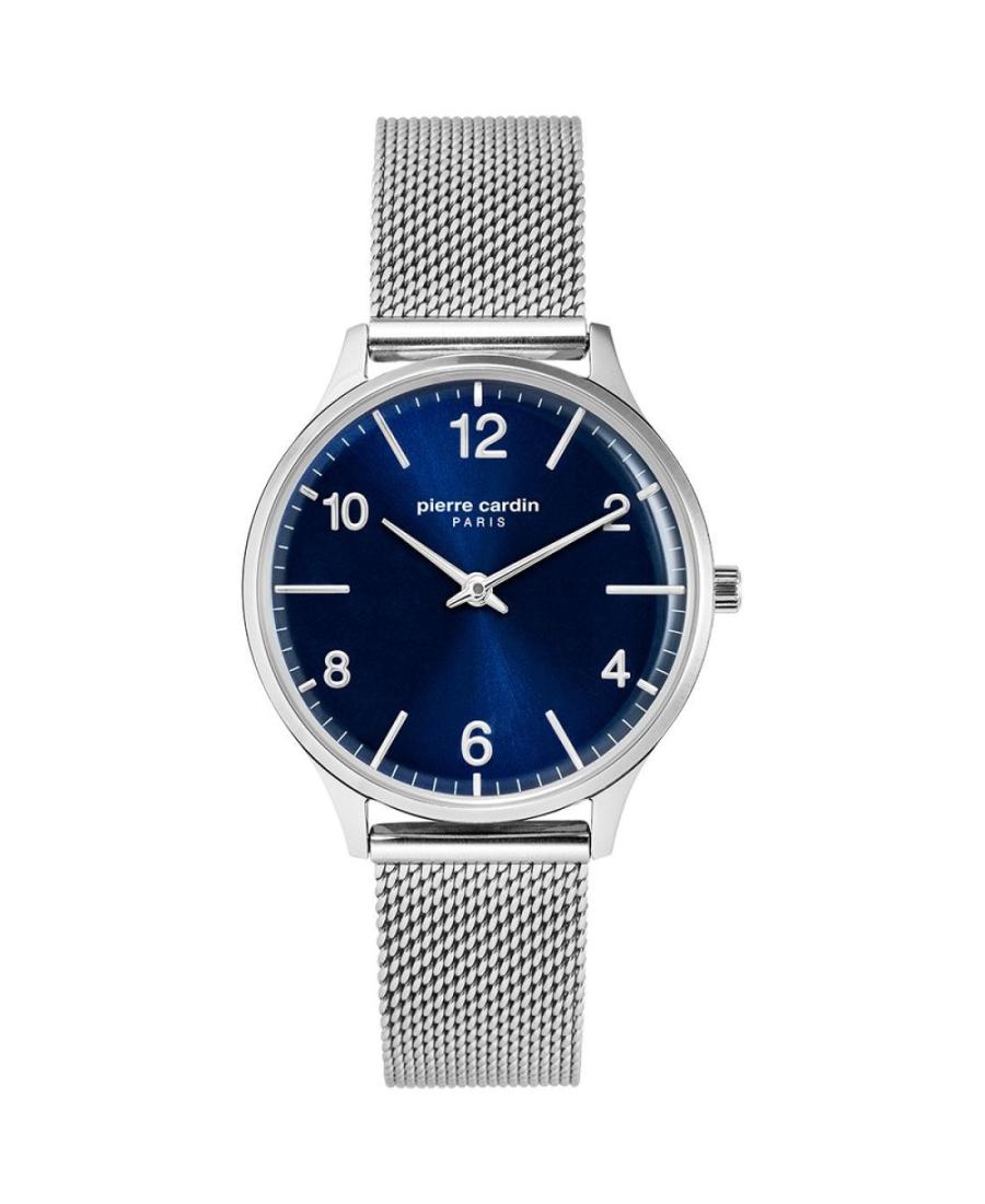 Women Klasické Quartz Analog Watch PIERRE CARDIN A.PC902722F102 Modrá Dial 34mm