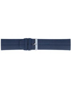 Watch Strap Diloy SBR03.05.24 Blue Silicone Blau 24 mm image 1