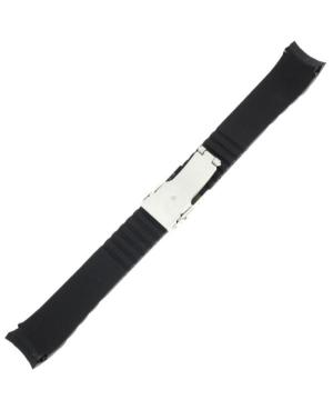 Watch Strap Diloy SBR23.18.1 Silicone Black Silikonas Juoda 18 mm image 3