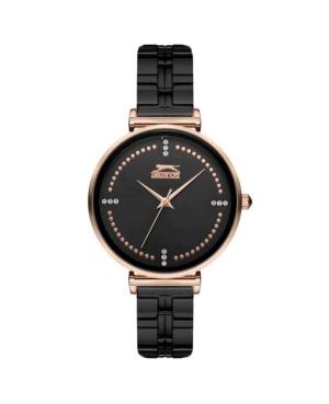 Женские Fashion Классические Кварцевые Аналоговый Часы SLAZENGER SL.9.6154.3.01 Черный Циферблат 32mm