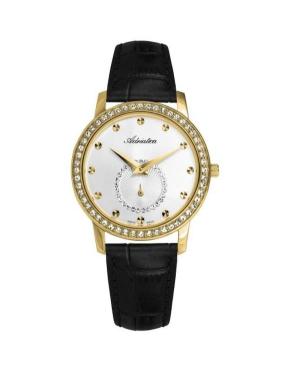 Women Classic Analog Swiss Quartz Watch ADRIATICA Silver Dial 40mm A1262.1243QZ