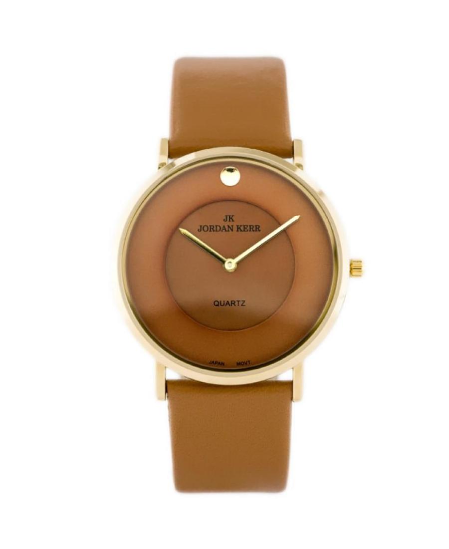 Women Fashion Japan Quartz Watch JORDAN KERR 8106G/IPG/BR
