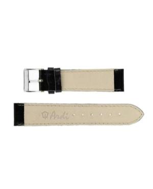 Watch Strap Ardi RK-24-02-01 chern.Lak Black Černá 24 mm image 2