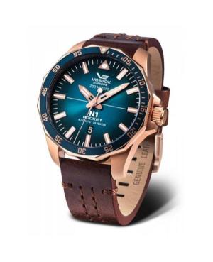 Men Diver Automatic Analog Watch VOSTOK EUROPE NH35-225B616 Modrá Dial 46mm
