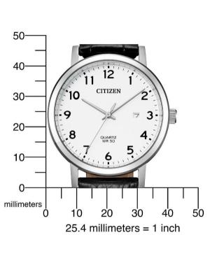 Men Klasické Japan Quartz Analog Watch CITIZEN BI5070-06A Bílá Dial 41mm image 4